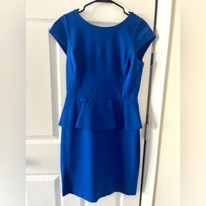 Banana Republic Midi Cocktail Dress Royal Blue, size 6